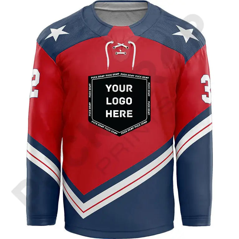 All Star Custom Hockey Jersey Design – Puck Drop Prints