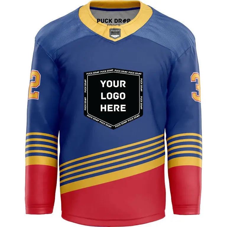 St Louis Blues 90's Breakaway custom hockey jersey design