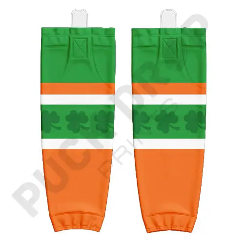 ’Lucky Pucks’ St Patty’s Irish Custom Hockey Jersey Uni Kit