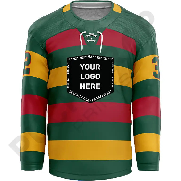 Oh My Stripes Custom Hockey Jersey Design – Puck Drop Prints