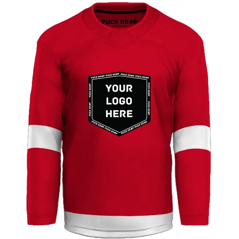 Detroit Redwings Custom Jersey Uni Kit