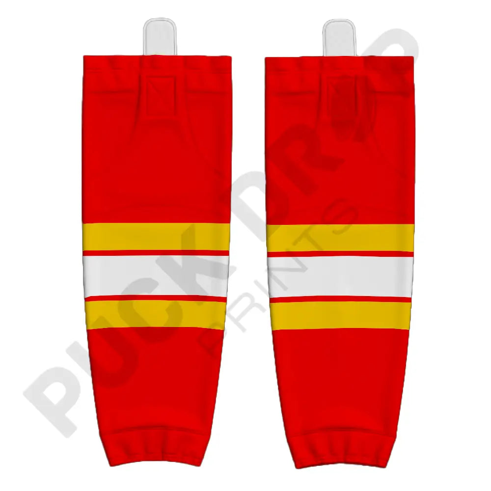 Calgary Flames Custom Jersey Uni Kit