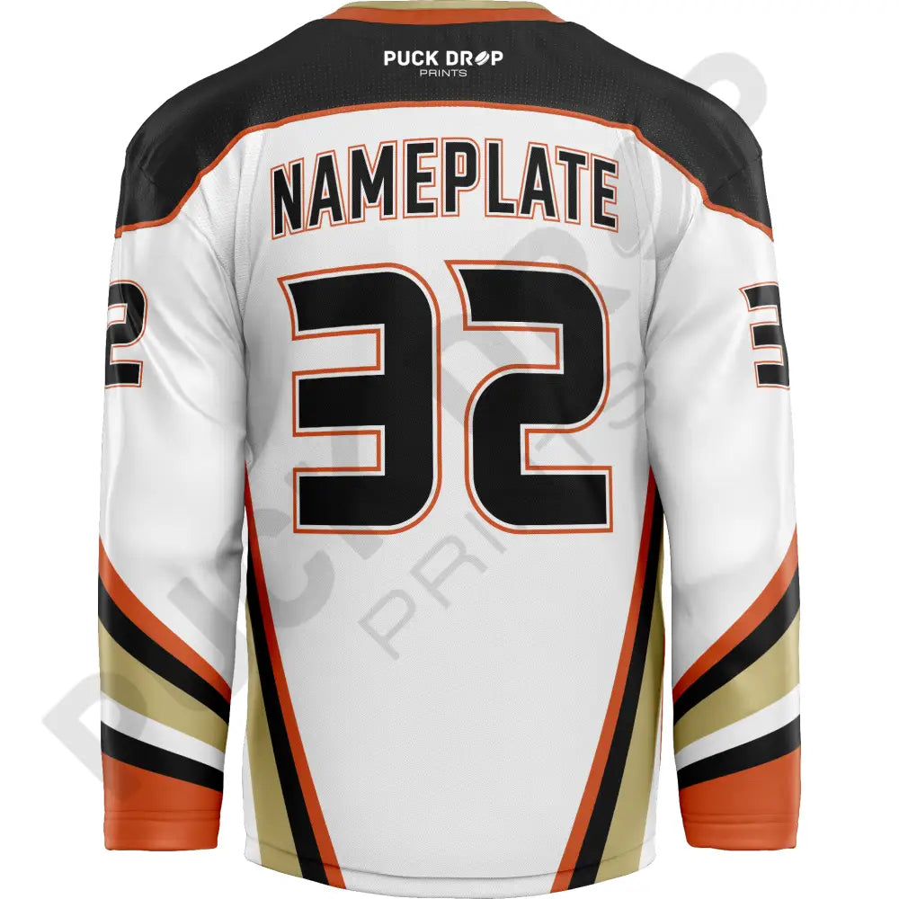 Drop Puck Design Anaheim Ducks Breakaway Jersey Design – Puck Drop Prints
