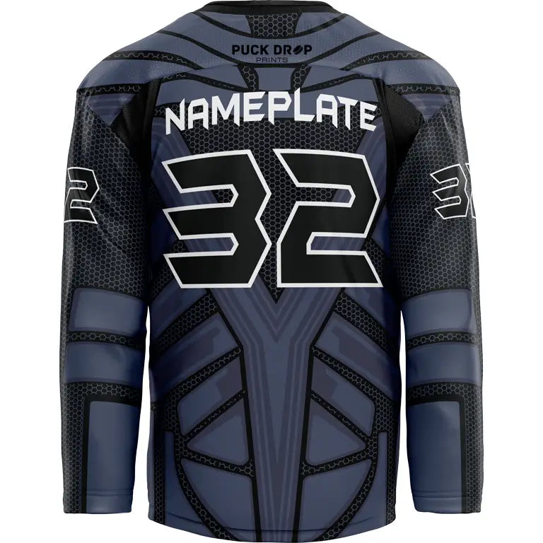 Batman Custom Hockey Jersey Uni Kit