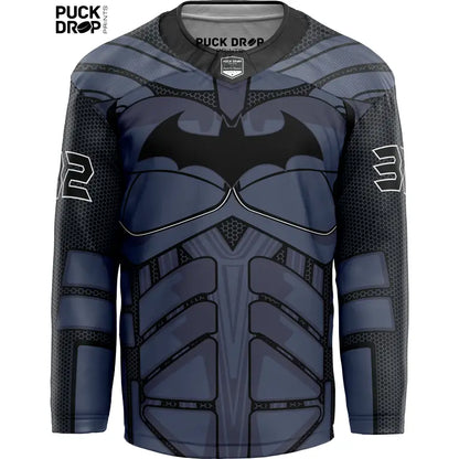 Batman Custom Hockey Jersey Uni Kit