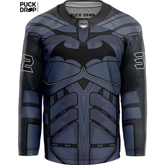 Batman Custom Hockey Jersey Uni Kit