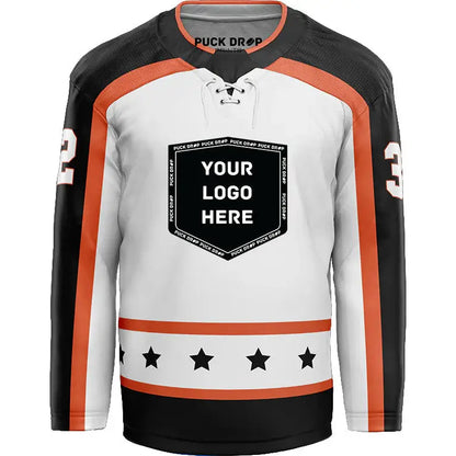 Campbell Conference custom hockey jersey design