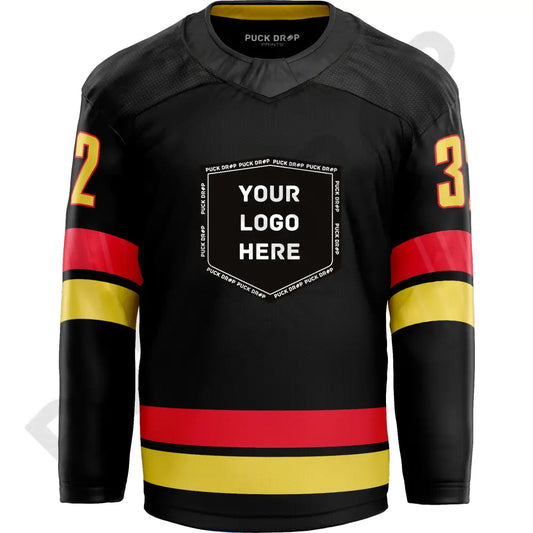 Vancouver Canucks 2025-2026 Black Alt Jersey Design Uni Kit