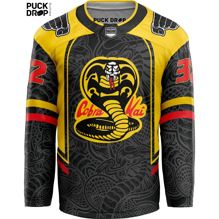 Cobra Kai Custom Hockey Jersey Uni Kit