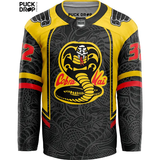 Cobra Kai Custom Hockey Jersey Uni Kit