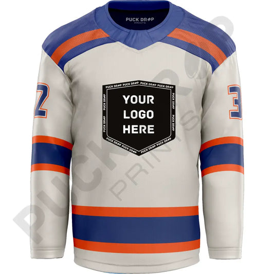 Edmonton Oilers 2025 - 2026 Alt Beige Jersey Design Uni Kit