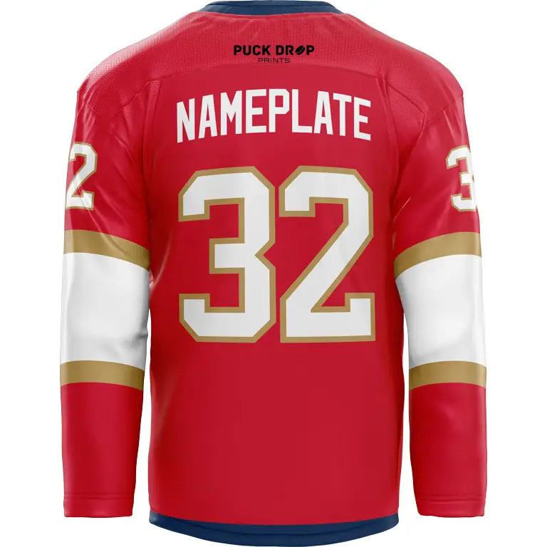 Panthers Custom Hockey Jersey Design – Puck Drop Prints
