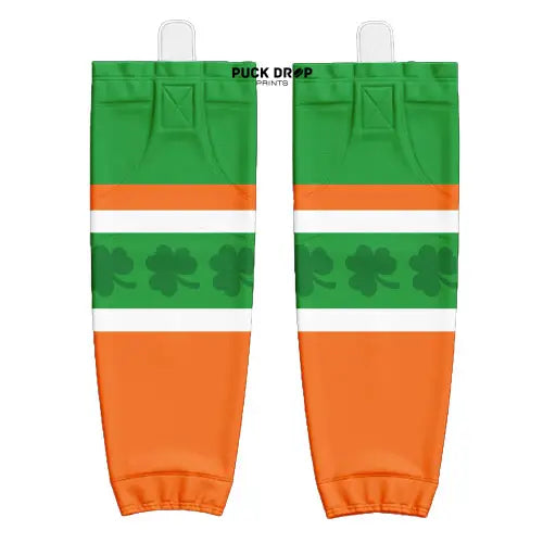 ’Lucky Pucks’ St Patty’s Irish Custom Hockey Jersey Uni Kit