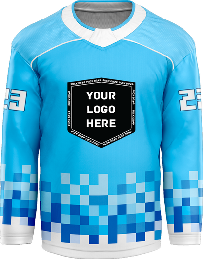 Minecraft / Pixels Custom Hockey Jersey