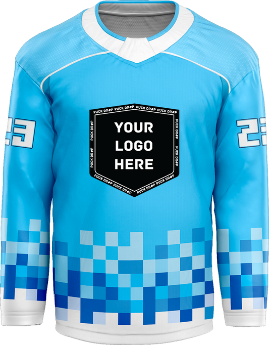 Minecraft / Pixels Custom Hockey Jersey