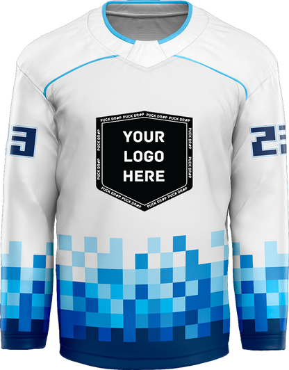 Minecraft / Pixels Custom Hockey Jersey