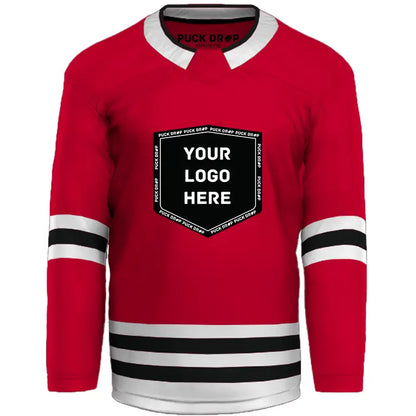 Chicago Blackhawks Custom Jersey Uni Kit
