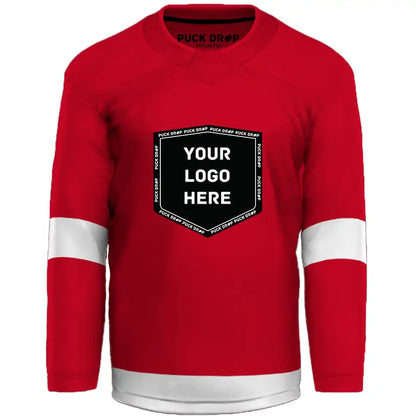 Detroit Redwings Custom Jersey Uni Kit