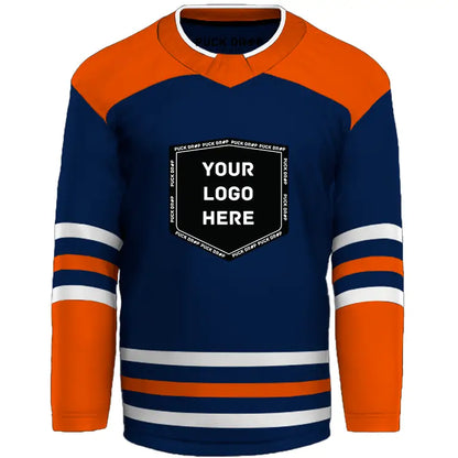 Edmonton Oilers Custom Jersey Uni Kit