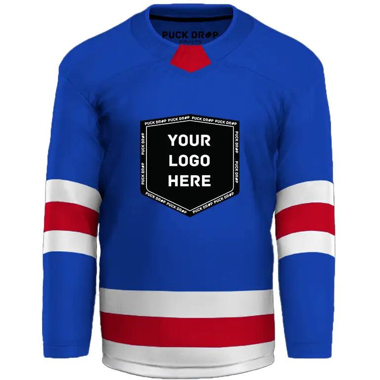 New York Rangers Custom Jersey Uni Kit
