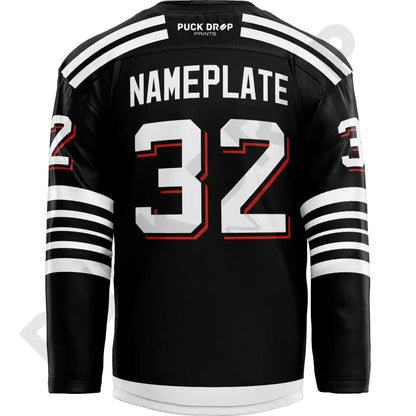 New Jersey Devils 2025-2026 Black Alt Jersey Design Uni Kit
