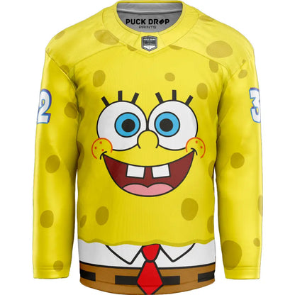 Spongebob Custom Hockey Jersey Uni Kit