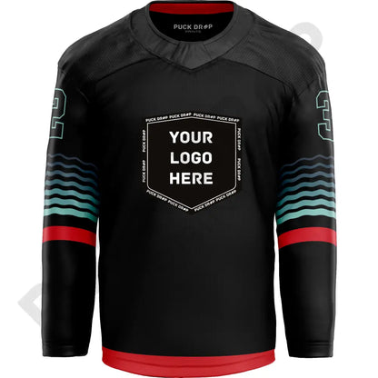 Seattle Kraken 2025-2026 Black Alt Jersey Design Uni Kit