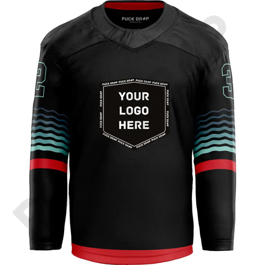Seattle Kraken 2025-2026 Black Alt Jersey Design Uni Kit
