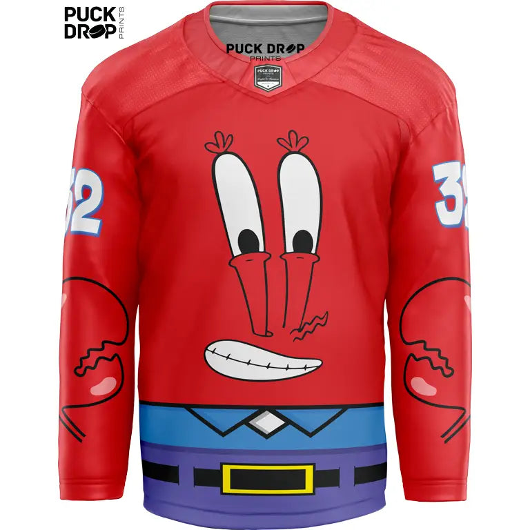 Mr. Krabs Custom Hockey Jersey Uni Kit