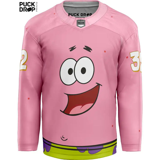 Patrick Star Custom Hockey Jersey Uni Kit